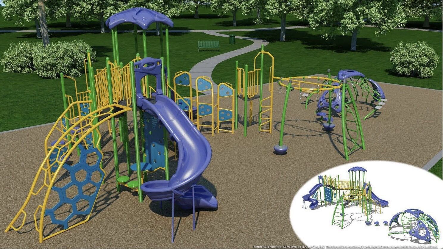 Cedaredge Town Park Playground model